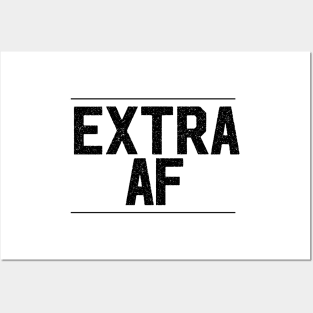 Extra AF Artwork, Text, Design Posters and Art